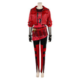 Descendants: The Rise Of Red (2024) Red Black Outfits Cosplay Costume Halloween Carnival Suit